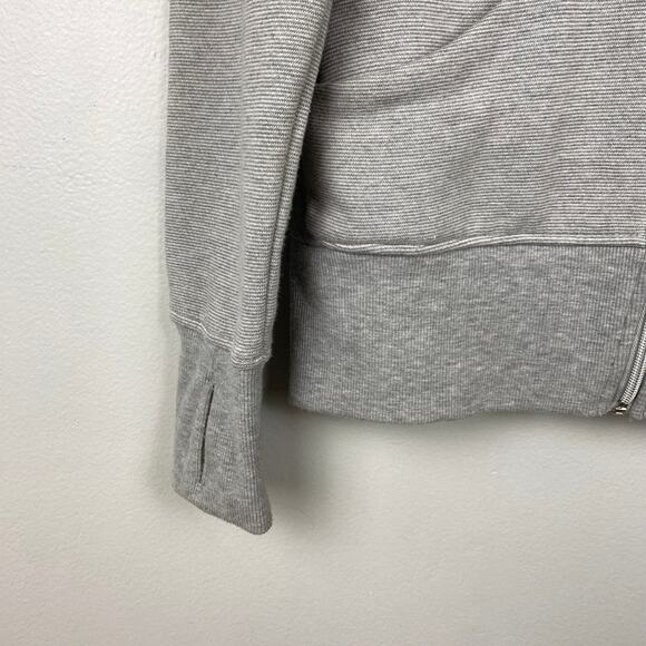 90 Degree by Reflex Gray Zip Up Jacket Athleisure Full Zip Hoodie Size Large - Picture 5 of 11